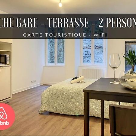 Gambetta - Studio - Terrasse - Proche Gare Apartment Morlaix Bagian luar foto