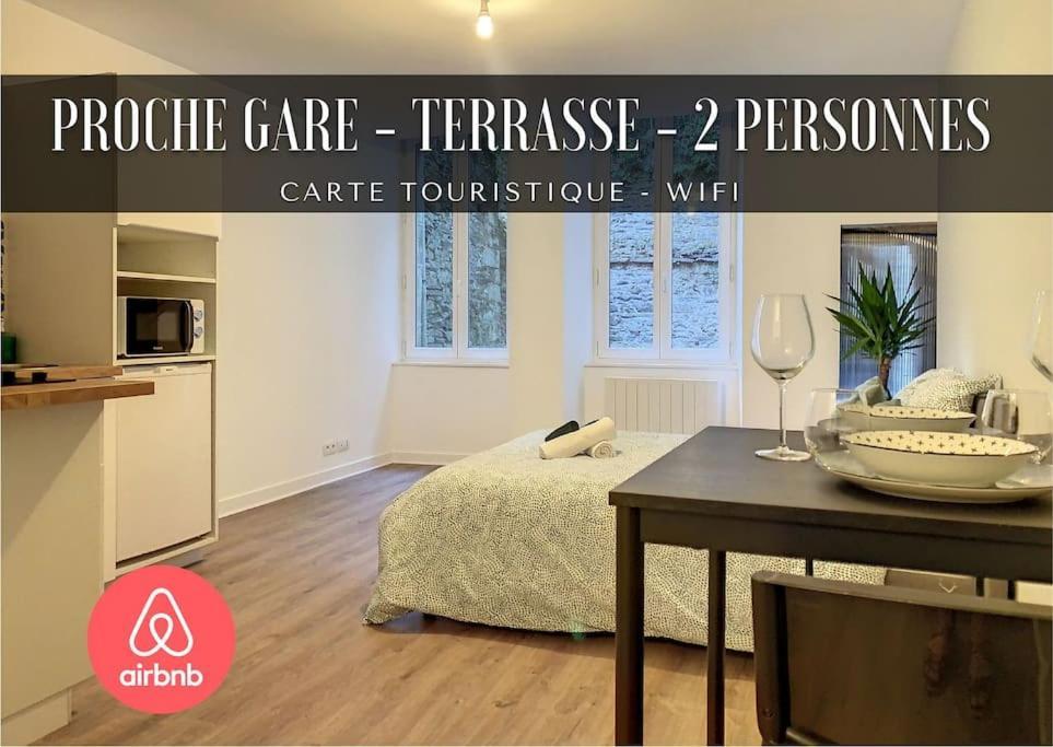 Gambetta - Studio - Terrasse - Proche Gare Apartment Morlaix Bagian luar foto